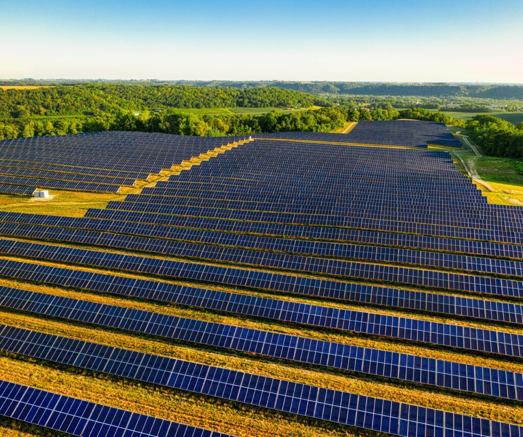 Solar Panel Placed on Farm