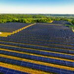 Solar Panel Placed on Farm
